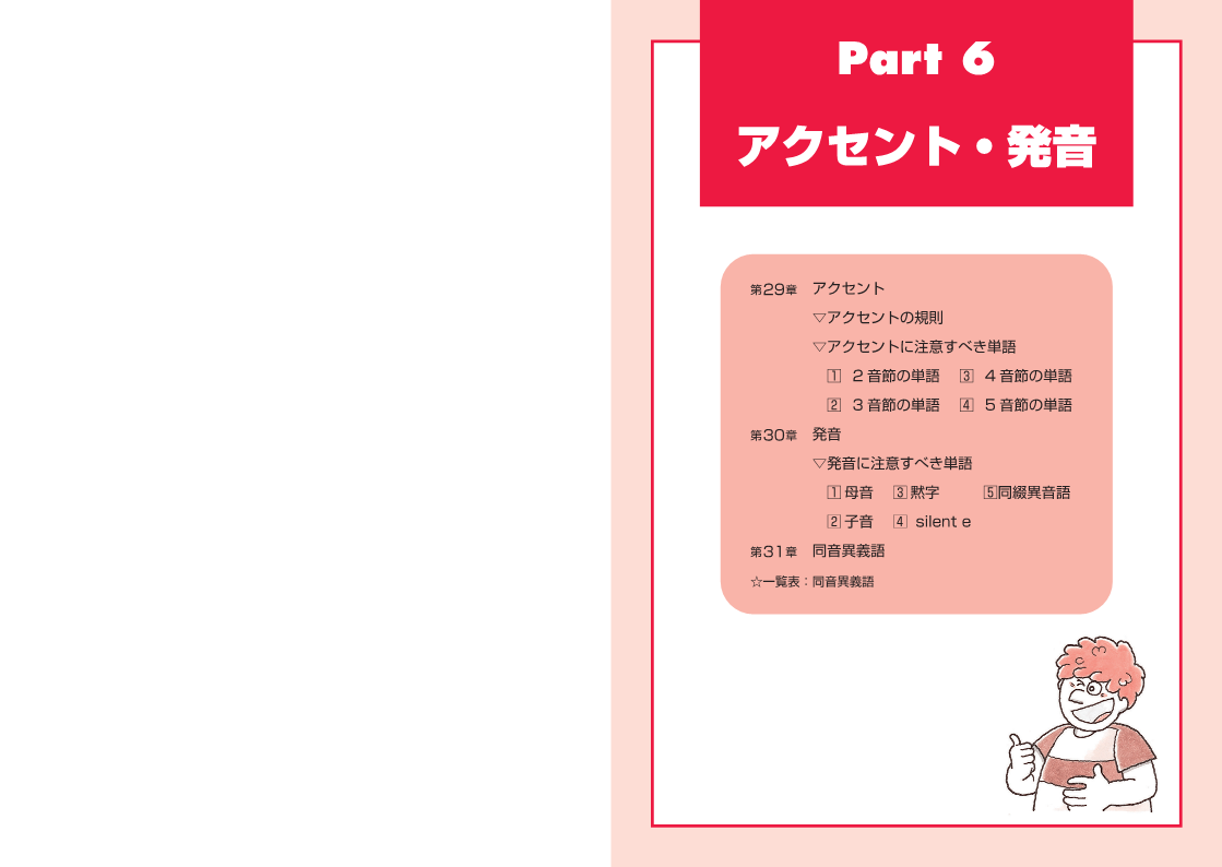 Part 6 アクセント・発音　Contents